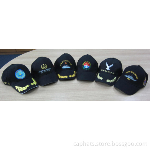 100% Cotton Custom Design 6 Panel Baseball Hat and Cap